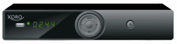 Xoro HRS 8656 digitaler Satelliten-Receiver mit LAN Anschluss (HDTV, DVB-S2, HDMI, SCART, USB 2.0 Media Player) schwarz