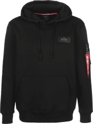 Alpha Industries Back Print Hoodie Camo (178318C) black woodland