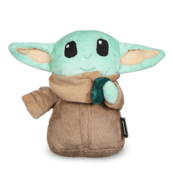 Star Wars for Pets The Mandalorian 15,2 cm Das Kind mit Plätzchen, Plüschfigur, quietschendes Spielzeug, 15,2 cm, Grogu Hundespielzeug (FF19255)