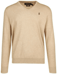 Ralph Lauren Pima Cotton V-Neck Pullover