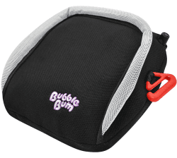 BubbleBum Aufblasbare Auto-Sitzerhöhung - Schmale | Tragbare | Faltbare | Reisesitzerhöhung ohne Rückenlehne - Komfortabel, Kompakt und Bequem - Perfekt für Urlaube, Fahrgemeinschaften - Schwarz Black