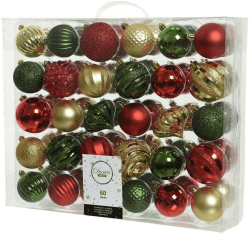 Kaemingk Weihnachtskugeln 7cm 60-Stk.