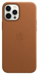 Apple Leder Case mit MagSafe (iPhone 12 Pro Max) Sattelbraun