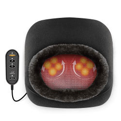 Snailax Elektrisch Shiatsu Fußmassagegerät mit Wärmefunktion, Geschenke für Männer Frauen Mama Papa, Fußwärmer, 2-in-1 Kneading Fussmassage oder Rückenmassagegerät, Massagegeräte für Entspannung