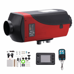 maXpeedingrods 5KW 12V Standheizung Diesel, Dieselheizung 0,16-0,48 L/H Niedriger Energieverbrauch mit Fernbedienung und LCD-Schalter,Luftheizung für Wohnmobil Auto KFZ PKW LKW