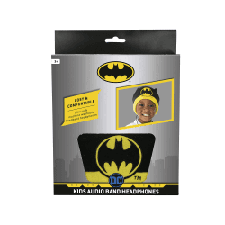 OTL Technologies Kids Headphones - Batman Wired Headband Headphones Black for Ages 3+