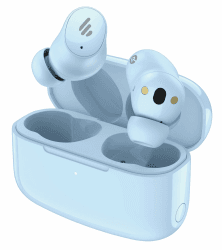 Edifier TWS1 Pro 2 Aktive Geräuschunterdrückung Ohrhörer, 42dB ANC, AI-verbesserte Anrufe mit 4 Mikrofonen, In-Ear Erkennung, Schnellladung, Spielmodus, benutzerdefinierte EQ, Bluetooth 5.3 - Blau