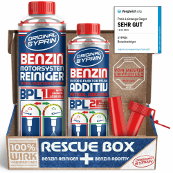 SYPRIN Original Benzin Reiniger und Additiv Bundle - Reinigung und Pflege der Injektoren sowie Ventilen - für Benzinmotoren - Motorsystemreiniger Set