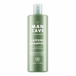 ManCave Shampoo Herren - 500 ml Koffein Shampoo - Shampoo gegen Haarausfall, Natürliche Formel für Gesundes Haarwachstum - Vegan, Tierversuchsfrei, Tube aus Recycling-Kunststoff - Hergestellt in GB 500 ml (1er Pack)