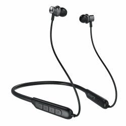 TONEMAC N8 In Ear Kopfhörer Bluetooth,Bluetooth Kopfhörer mit Kabel,Bluetooth Kopfhörer Sport,Bluetooth Earbuds mit ENC Mikrofon für Joggen,Workout Schwarz