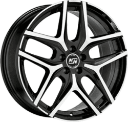 MSW Wheels 40 (10x20) schwarz poliert