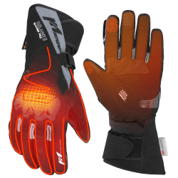 KEMIMOTO Beheizbare Handschuhe, Beheizte Winter Motorradhandschuhe mit 2500mAh Akku, Beheizbare Skihandschuhe für Herren und Damen, Heizhandschuhe für Motorradfahren,Skifahren,Outdoor-Aktivitäten