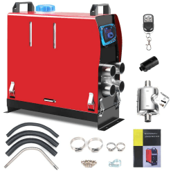 Anbull Standheizung Diesel 8kw, Ganzmetallbrennkammer 12V Diesel Luftheizung Kraftstoff Auto Heizung Lufterhitzer Dieselheizung mit Fernbedienung LCD Monitor für RV, Boote, LKW