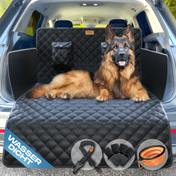 PetKing Premium Kofferraumschutz Hund Hundedecke Auto Kofferraum Schutzmatte Hund Hundebett Auto Kofferraum Hundematte Auto Hundeschutz Hunde Kofferraumschutz SUV