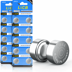 LiCB 20 Stück LR44 knopfzelle, AG13 PX76A l1154f 357A 1,5V Alkaline Batterie 3 Jahre Lagerfähigkeit 100% Voll Garantie