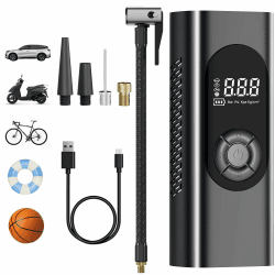 ZORUMAN Tragbarer Elektrische Luftpumpe mit 6000mAh Akku Kompressor CQB-8266