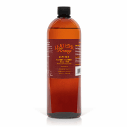 LEATHER Honey Lederpflegemittel - Premium Lederpflege seit 1968 für die Anwendung auf Lederbekleidung, Lederwaren Möbel, Autoinnenausstattung, Schuhe, Taschen, Accessoires