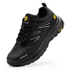FitVille Extra weit Wanderschuhe Herren Wasserdicht Wanderhalbschuhe rutschfest Trekkingschuhe für alle Wetterbedingungen Outdoor Schuhe mit Fußgewölbestütze