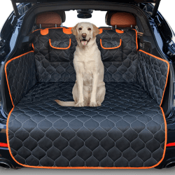 JOEJOY Kofferraumschutz für Hunde mit Seitenschutz, Universale Hundedecke Auto Kofferraum mit Ladekantenschutz, Rutschfest Wasserdicht Kratzfest, Autodecke Schutzmatte für Kombi, Van und SUV