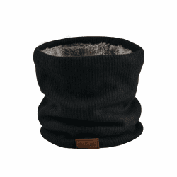 NovForth Winter Halsschlauch Herren Ski, Halswärmer Halstuch Männer Gesichtsschal Damen, Fleece Schal Schlauchtuch für Herren Gamaschenmaske, Winddichte Kreisschlaufenschals Schwarz
