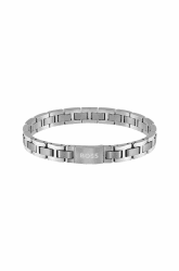 BOSS Jewelry Armband mit Knebelverschluss für Herren Kollektion METAL LINK ESSENTIALS - 1580036