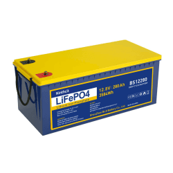 Ninthcit LiFePO4 Akku 12.8V 280AH, Lithium Batterie mit über 8000 Mal Tiefzyklen und BMS Schutz für Solaranlage, Geeignet für Solaranlagen, Wohnmobile, Boote, Häuser(1Stück)