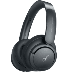 Soundcore by Anker Q35 kabellose Kopfhörer Multi-Modus Geräuschunterdrückung, Over-Ear Bluetooth Kopfhörer, LDAC Hi-Res Audio, 40h Akku, Weiche Ohrpolster(Schwarz) (Generalüberholt)