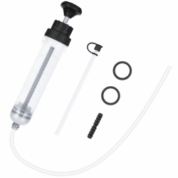 flintronic Handpumpe, 200ml Ölspritze, Absaugpumpe, Ölansaugpumpe, Ölansauger, Ölpumpe Bremsölspritze Auto Lieferung Handpumpe, Geeignet für Motor, Getriebe, Hinterachsöl und Kühlflüssigkeit 200CC B