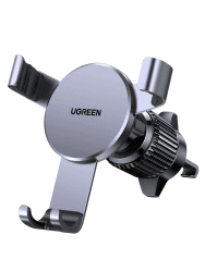 UGREEN Handyhalterung Auto [Upgrade Bombenfest Lüftungshaken] Smartphone Halterung für Lüftungsschlitze, kompatibel mit iPhone 15 14 13 Pro Max, Galaxy S23 S22 S21, Huawei P30 P20 usw.(Silber)