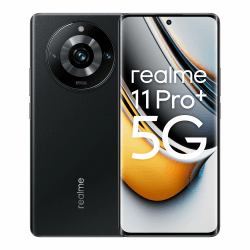 realme 11 Pro+ 5G 12+512GB Smartphone, 200MP OIS SuperZoom Camera, 120Hz Curved Vision Display, 5000mAh Massive Battery, 100W SUPERVOOC Charge, Astral Black 11 Pro + Astral Black