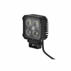 HELLA - LED-Arbeitsscheinwerfer - Valuefit TS1700 - 12/24V - 1700lm - geschraubt/Anbau - schwenkbarer Montagebügel - Nahfeldausleuchtung - Kabel: 800mm - Stecker: offene Kabelenden - 1GA 357 110-002 Kabellänge: 800mm 1.700 lm Eckig