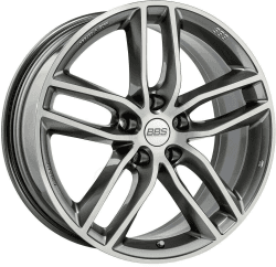 BBS SX (9x20) platinum silber diamantgedreht