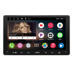 [9 Zoll] ATOTO A6 PF Doppel-DIN Android Autoradio, kabellos CarPlay & Android Auto, IPS-Display Dual Bluetooth, WiFi/BT/USB-Tethering-Internet, HD-LRV, 2G+32G, A6G209PF A6 PF 9 Zoll IAH09D