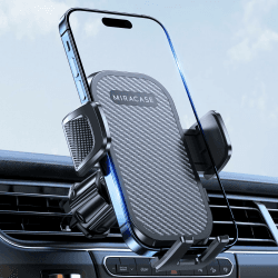 Miracase Handyhalterung Auto Handyhalter fürs Auto Lüftung Universale KFZ Smartphone Halter für iPhone 15/ 14/ 13/ 12/ 11/ SE/ XS/ XR/ X/ 8/ 7/ Samsung/ Huawei/Xiaomi usw Schwarz
