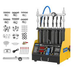 AUTOOL CT400 GDI Auto-Ultraschall-Injektor-Reinigungsmaschine 220 V / 110 V, Benzin-Diesel-Kraftstoffinjektor-Tester mit 6 Zylindern für Verschiedene Kraftstoffinjektoren