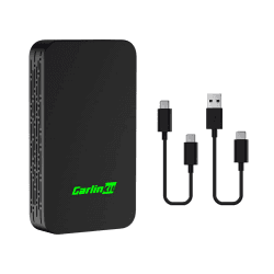 CarlinKit 5.0 Wireless CarPlay und Android Auto 2 in 1 Adapter,Geeignet für Autos mit eingebauten in Apple CarPlay und Android Auto,Convert Wired carplay to Wireless,Wired AA to Wireless Android Auto