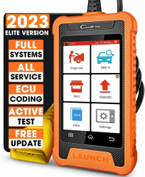 LAUNCH X431 Creader Elite OBD2 Diagnosegerät für BMW/für Mini/für Rolls Royce Gleiche Funktion wie LAUNCH X431 Diagnosegerät Tool,vollständige System,50+ Reset,bidirektionale Steuerung,ECU-Codierung LAUNCH CRE BMW