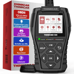 thinkcar OBD2 Diagnosegerät, OBD500 Diagnosegerät Auto Große Größe & Deutsch Unterstützen, Volle OBD2-Funktionen Mit Tastenkombinationen, kfz Auslesegerät für OBDII/EOBD Protokoll ThinkOBD 500