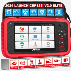 2024 Launch CRP123i V2.0 obd2 diagnosegerät 4 System-Codeleser ENG/ABS/SRS/at Auto für alle Fahrzeuge,7 Rückstellservice (Öl,SAS,Bremse,BMS,ABS.DPF,Drosselklappe) zurücksetzen. 4 System + 3 Rückstellung