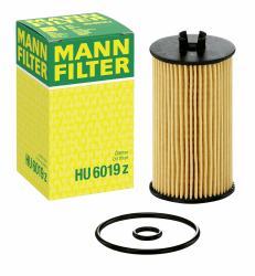 MANN-FILTER HU 6019 z Ölfilter – Ölfilter Satz mit Dichtung / Dichtungssatz – Für PKW