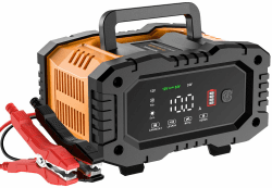 NEXPEAK NC202 10A Autobatterie Ladegerät, 12V 24V LiFePO4 Ladegerät, Batterie Ladegerät, KFZ Ladegerät, intelligenter Batterieladegerät mit Temperaturausgleich für PKW LKW Motorrad Rasenmäher