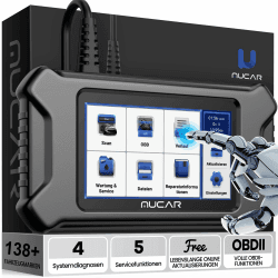 Diagnosegerät Auto, MUCAR CS4 OBD2 Diagnosegerät, 2024 KFZ Auslesegerät mit 4 Systemdiagnosen (ABS/SRS/ECM/TCM)+5 Servicefunktionen (Öl, EPB, SAS, TPMS, ETS), Android 6.0 Kostenlos Aktualisierungen Blau-CS4