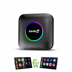 CarlinKit Wireless Carplay/Android Auto AIBox LED Version, geeignet für Fahrzeuge mit kabelgebundenem CarPlay, eingebautes 8+128G Android 13.0, Unterstützung für YouTube, Disney+ und mehr!