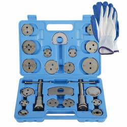 FreeTec 22 tlg. Universal Bremskolbenrücksteller Set Bremssattel Kolben Wind Zurück Tool Kit Bremse Instandsetzung Werkzeug Bremskolben