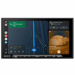 Sony XAV-AX4050 | 2 DIN Autoradio, 6.95" Media Receiver mit Wireless CarPlay & AndroidAuto (4x55W Verstärker, USB-C, 3 PreOut 2V, DAB+/FM, BT) ohne DAB+ Antenne