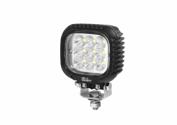 HELLA - LED-Arbeitsscheinwerfer - Valuefit S3000 - 12/24/48V - 1GA 357 109-012 Lichtscheibe klar Weitreichende Ausleuchtung Single