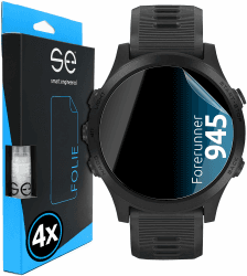smart engineered [4 Stück] 3D Schutzfolien kompatibel mit Garmin Forerunner 945, transparente HD Displayschutz-Folie, Schutz vor Schmutz und Kratzern, kein Schutzglas Klar