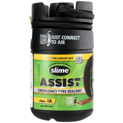 Slime 10188-51 Dichtmittel für die Reparatur Platter Reifen, Assist, Notfallreparatur für Autobahn-Fahrzeuge, geeignet für LKW/SUV, ungiftig, umweltfreundlich, 450ml Assist Refill