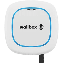Wallbox Pulsar Max, Ladegerät für Elektrofahrzeuge (22 kW, Type 2, Wi-Fi, Bluetooth, OCPP, Innen/Außen, 5m, einfache Installation), Weiß Pulsar Max Bianco 22kW | 5m