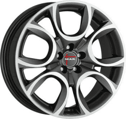 MAK Wheels Torino (6.5x16) gun metallic mirror face